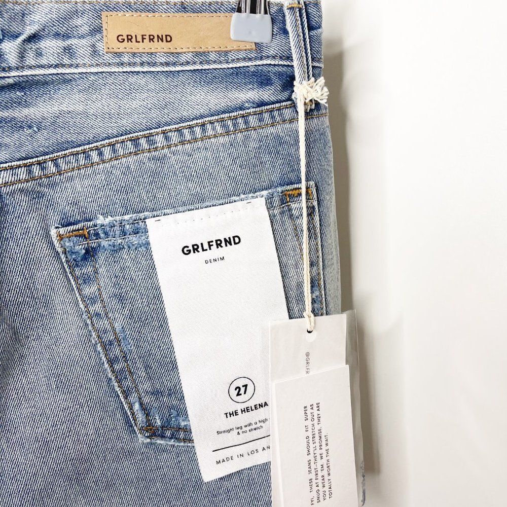 GRLFRND Helena High Rise Straight Crop Jeans - Picture 4 of 11